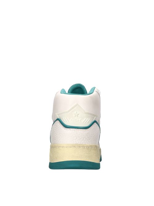Sneakers alte modello BONO in pelle ASH | BONO TUMBLED LEATHER-ROUNDERBIANCO-VERDE
